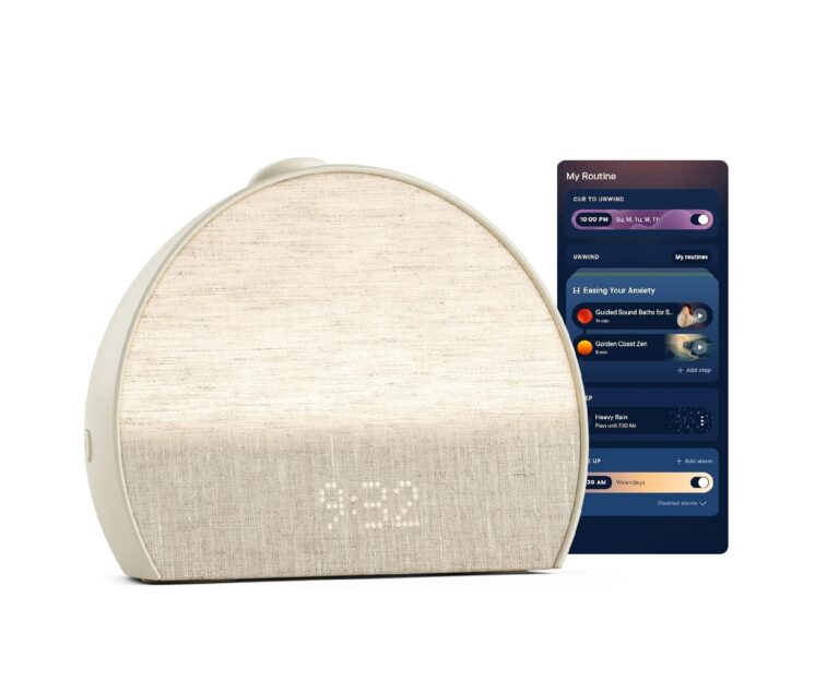 Hatch Restore 2 sleep aid gadget with sunrise alarm and calming sounds
