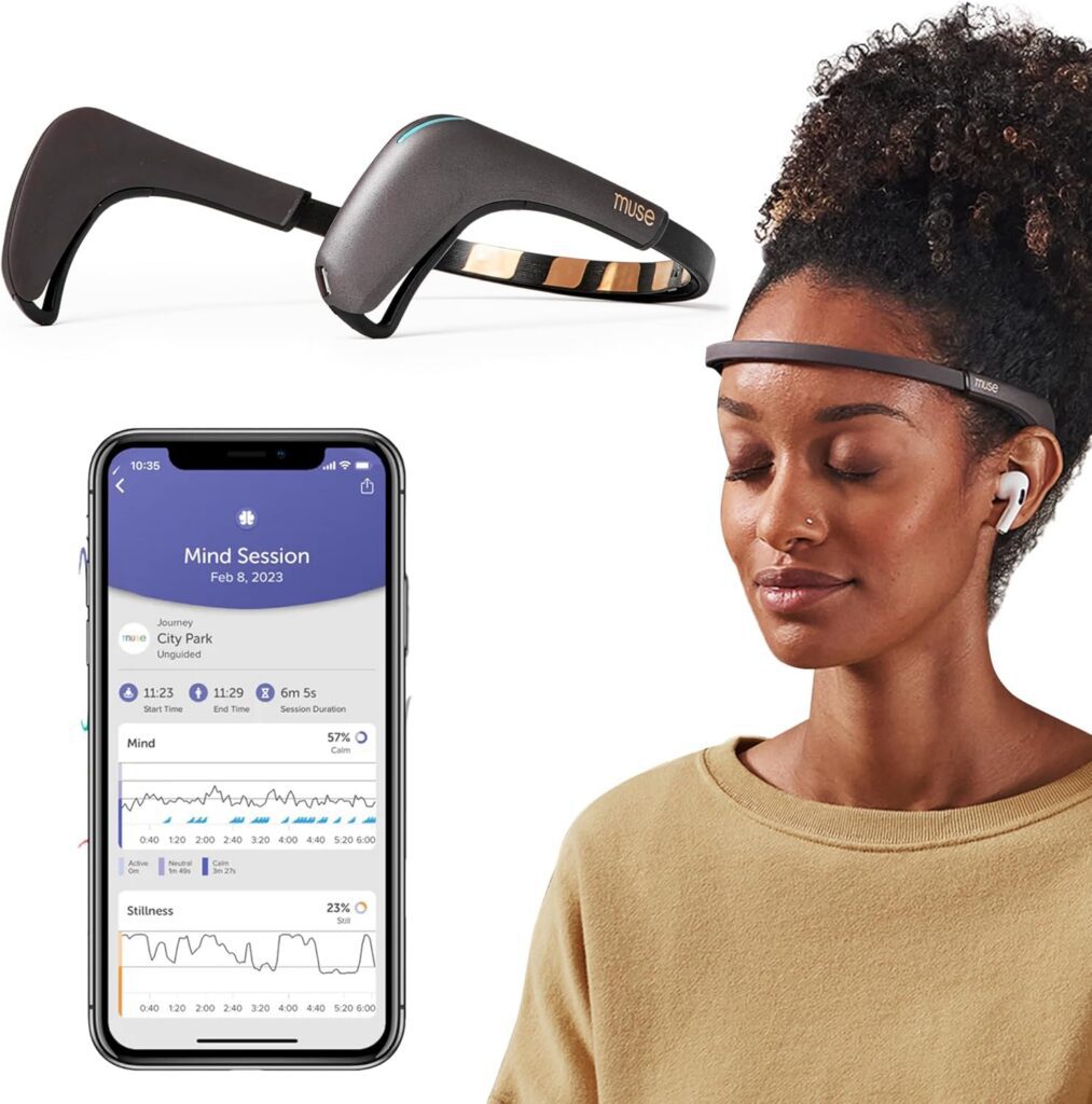 Muse 2 brain-sensing meditation device for stress relief