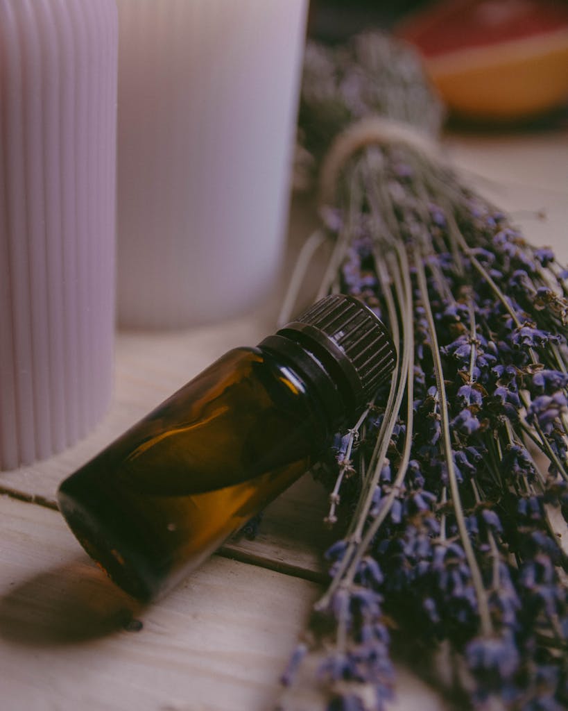 lavender essential oil for aromatherapy and relaxation
