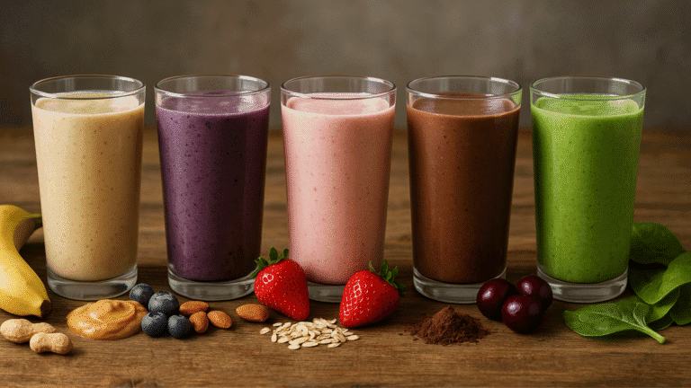 Healthy Lifestyle Guide, Helthy eating, High-Protein Smoothies