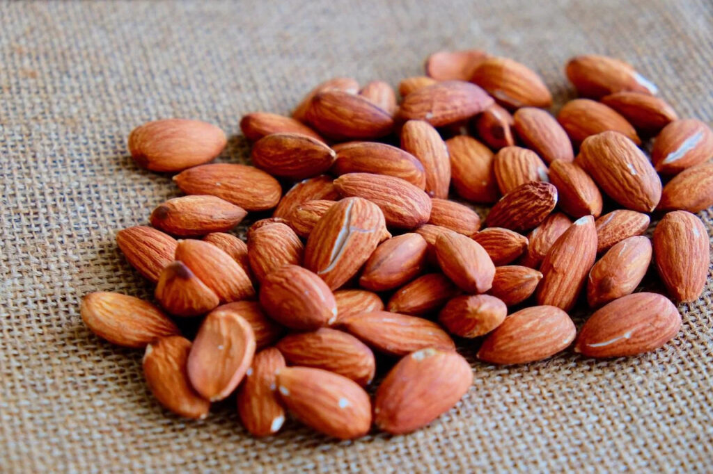 Almonds in a bowl - metabolism-boosting superfood snack