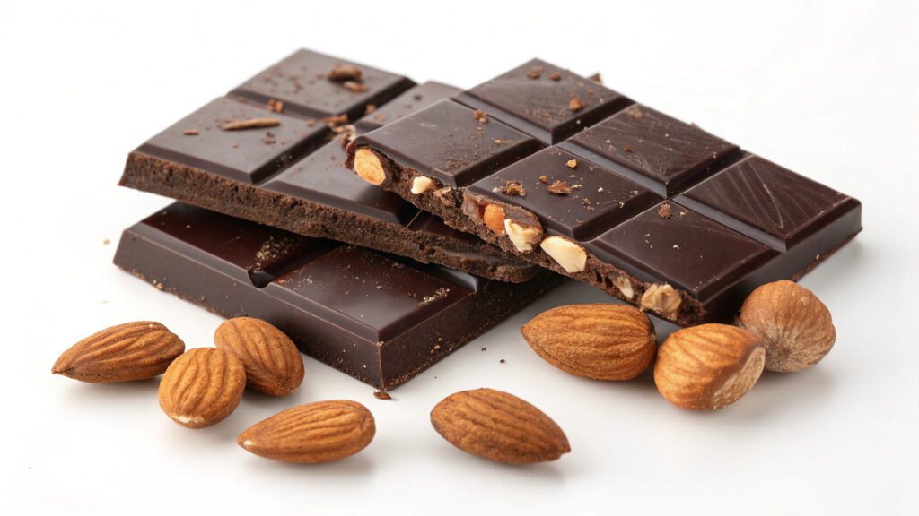 Guilt-Free Sweet Treat Dark Chocolate and Almonds