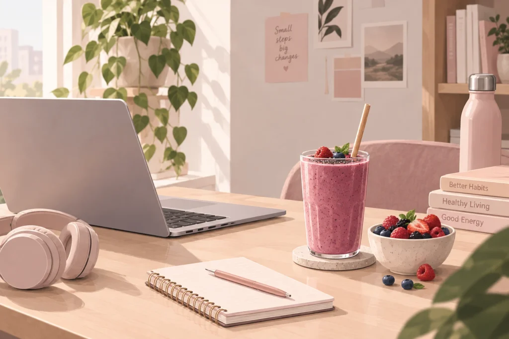 easy smoothie breakfast for remote workers